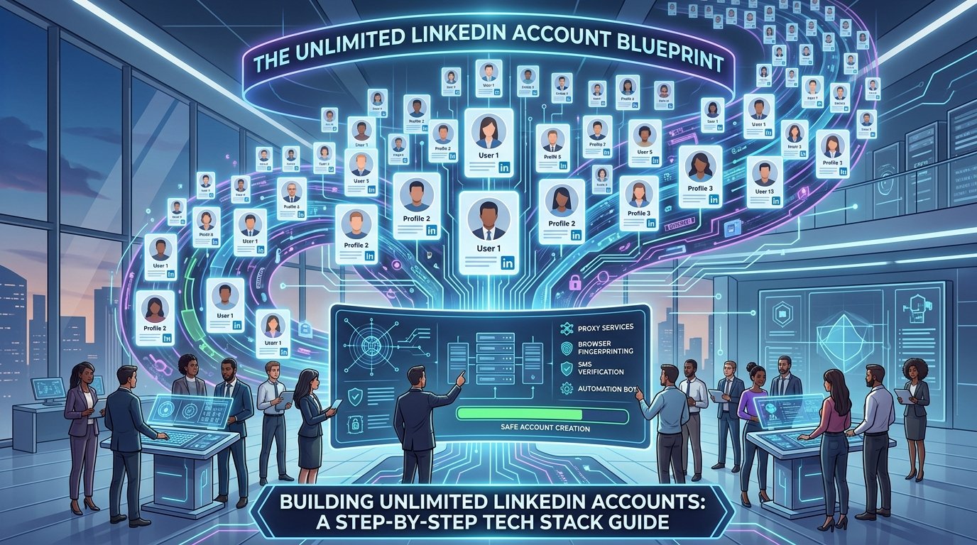 create unlimited linkedin accounts